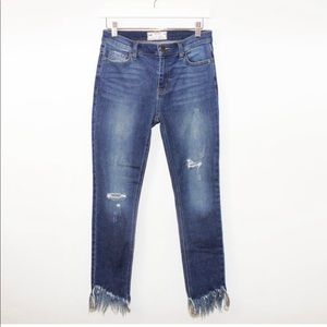 Free people stretchy distressed!